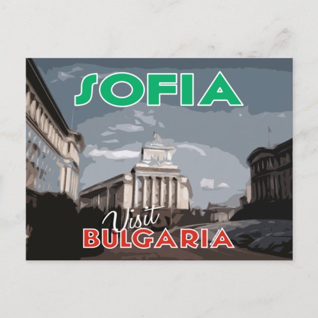 Sofia,Visit Bulgaria... Postcard (Front)