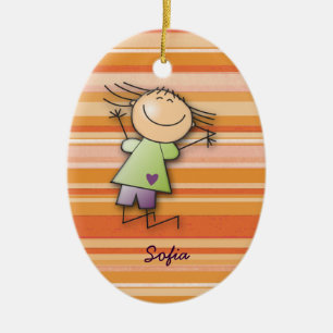 Sofia's room ceramic tree decoration