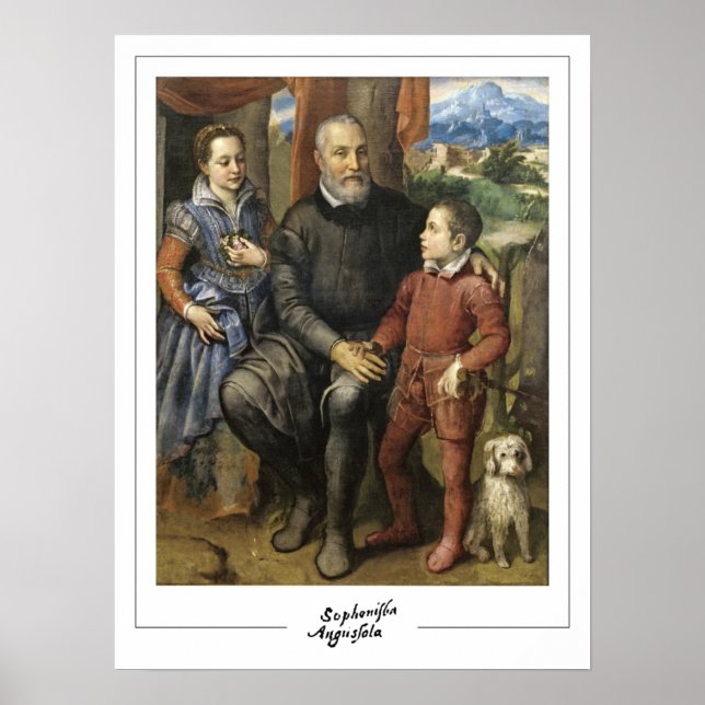 Sofonisba Anguissola Zedign Art Poster #5 (Front)