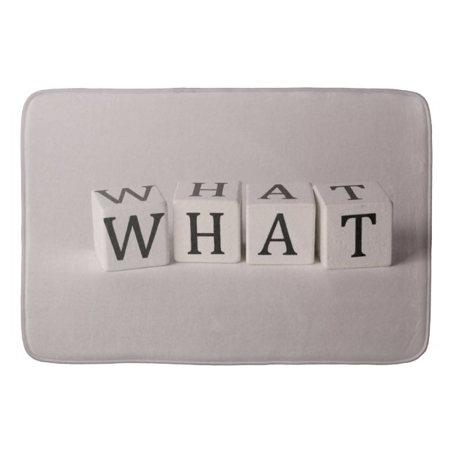 Soft & Absorbent Bath Mat with Playful Design (Front)