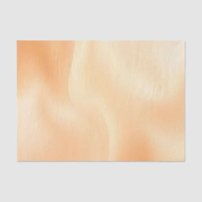 Soft Abstract Background with Muted Gold Cream  Tissue Paper (Front)