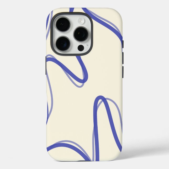 Soft Abstract  Design – Minimal Aesthetic Art Case-Mate iPhone Case (Back)