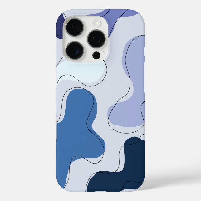 Soft Abstract Design – Minimal Aesthetic Art Case-Mate iPhone Case (Back)