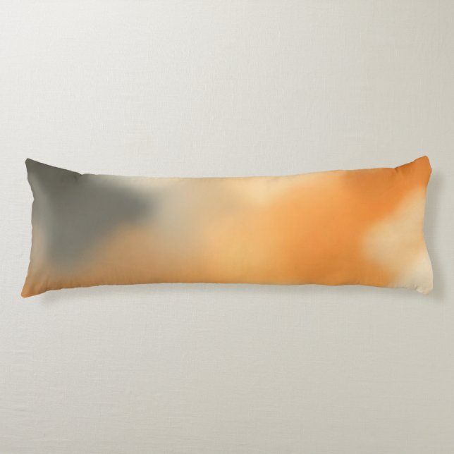 Soft Abstract Glow Blurry Art Body Cushion (Front)