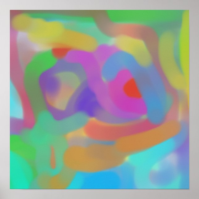 Soft Abstract Poster (Front)