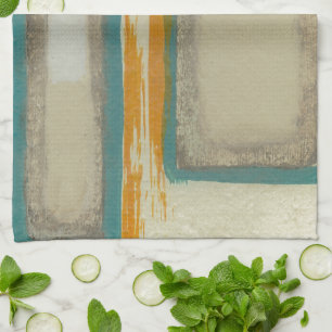 Soft And Bold Rothko Inspired Abstract Tea Towel