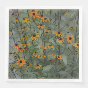 Soft and Dreamy Happy Anniversary Napkin