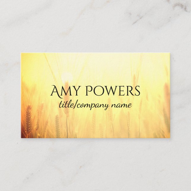 soft and dreamy nature  business card double sided (Front)