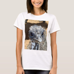 Soft And Fuzzy: Australian Baby Emu Face, T-Shirt