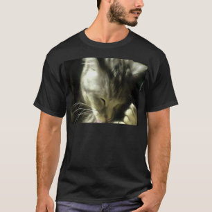 Soft And Gentle Fur And Purr Of A Grey Cat T-Shirt