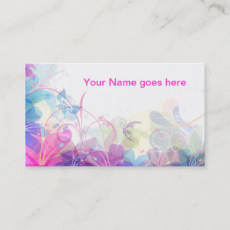 Soft and Pretty Floral design Business Card