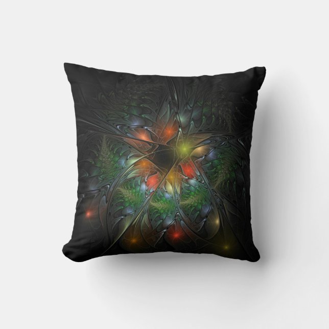 Soft and tenderness fractal fantasy cushion (Front)