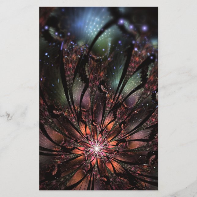 Soft and tenderness fractal fantasy flower (Front)