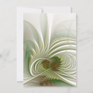 Soft and tenderness fractal fantasy flower advice card