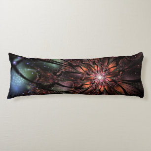 Soft and tenderness fractal fantasy flower  body cushion