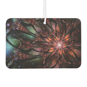 Soft and tenderness fractal fantasy flower car air freshener