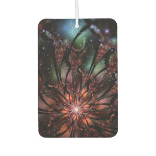 Soft and tenderness fractal fantasy flower car air freshener