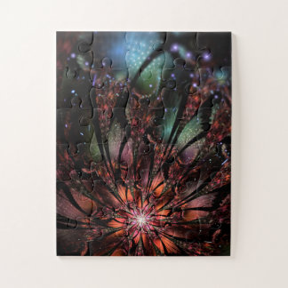 Soft and tenderness fractal fantasy flower  jigsaw puzzle