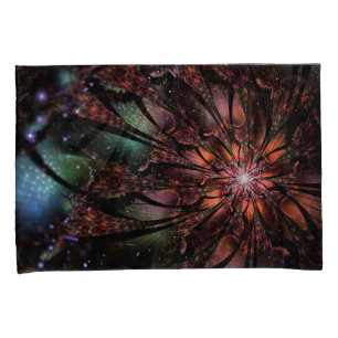Soft and tenderness fractal fantasy flower  pillowcase