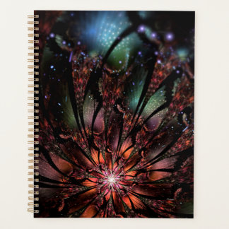 Soft and tenderness fractal fantasy flower   planner
