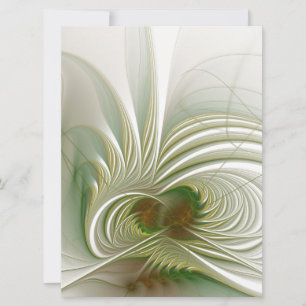 Soft and tenderness fractal fantasy flower save the date