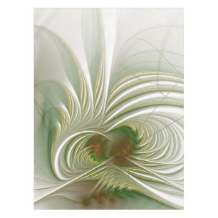 Soft and tenderness fractal fantasy flower tablecloth