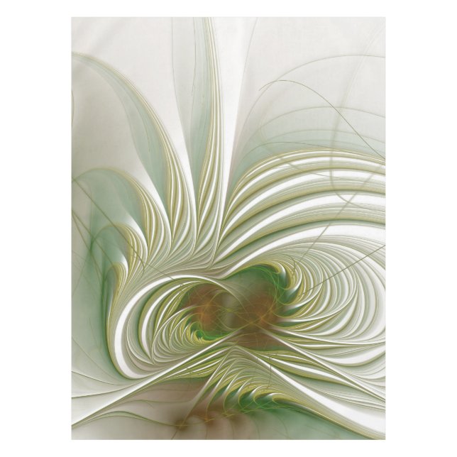 Soft and tenderness fractal fantasy flower tablecloth (Front)