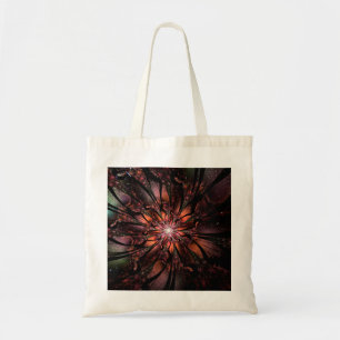 Soft and tenderness fractal fantasy flower tote bag