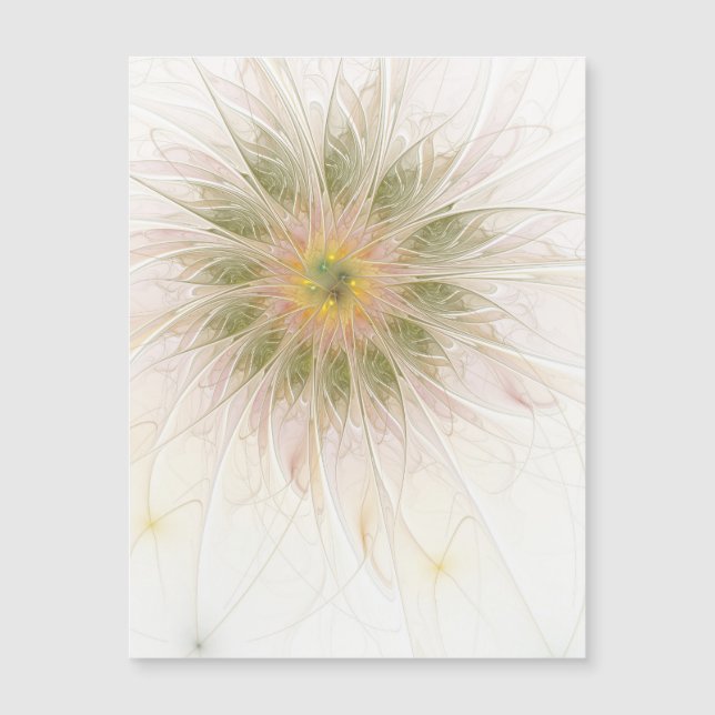 Soft and tenderness fractal fantasy flowers  (Front)