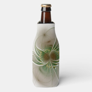 Soft and tenderness fractal fantasy flowers bottle cooler