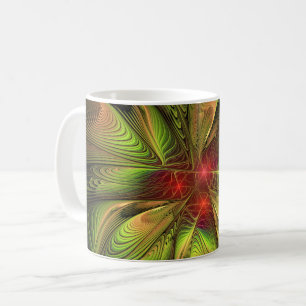 Soft and tenderness fractal fantasy flowers coffee mug