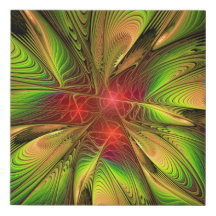 Soft and tenderness fractal fantasy flowers