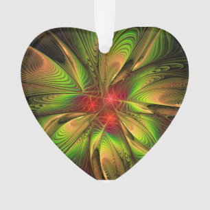 Soft and tenderness fractal fantasy flowers ornament