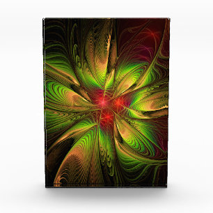 Soft and tenderness fractal fantasy flowers photo block
