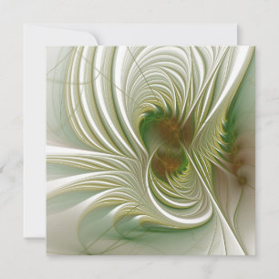 Soft and tenderness fractal fantasy flowers save the date