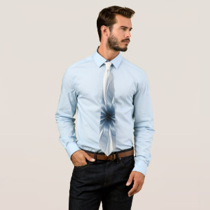 Soft and tenderness fractal fantasy flowers tie