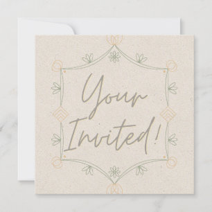 Soft and Whimsical Invite
