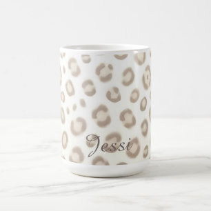 Soft Animal Luxe Pattern   Elegant Animal Print Coffee Mug