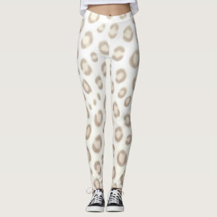 Soft Animal Luxe Pattern Elegant Animal Print Leggings
