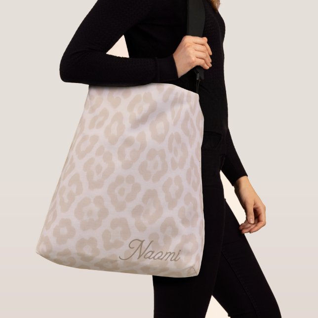 Soft Animal Luxury Pattern | warm Crossbody Bag (Close Up)