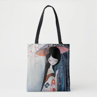 Soft Anime Girl  Tote Bag