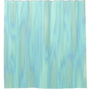 Soft Aqua Mint Abstract Shower Curtain