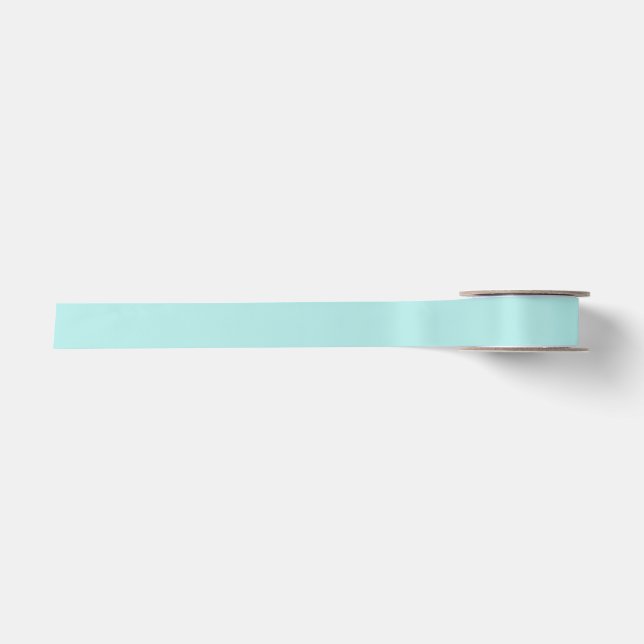 Soft Aqua  Satin Ribbon (Front)
