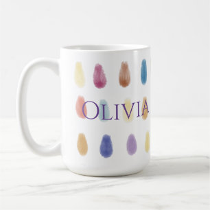 Soft ArtyDrops Original Contemporary Colour Patter Coffee Mug