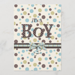 Soft as a Teddy Bear Invitation Card