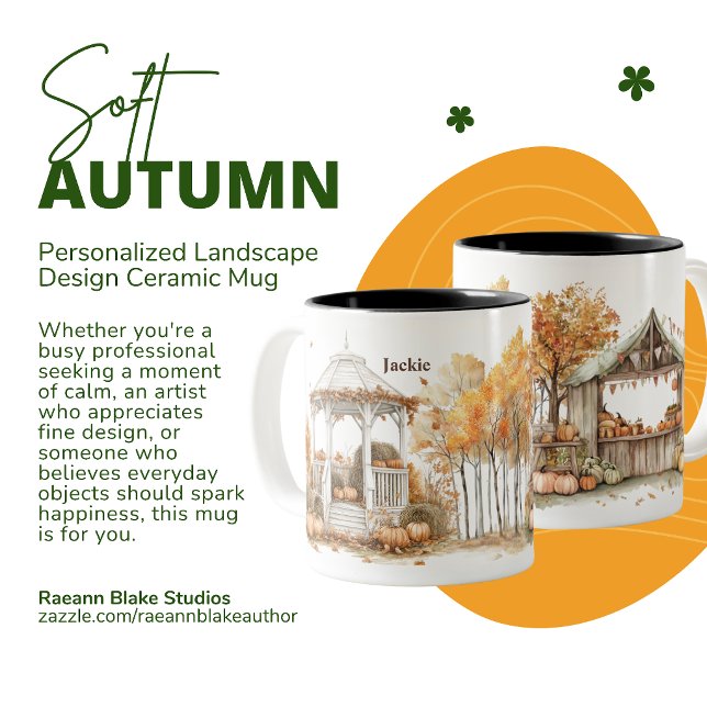 Soft Autumn Landscape Ceramic Mug (Creator Uploaded)