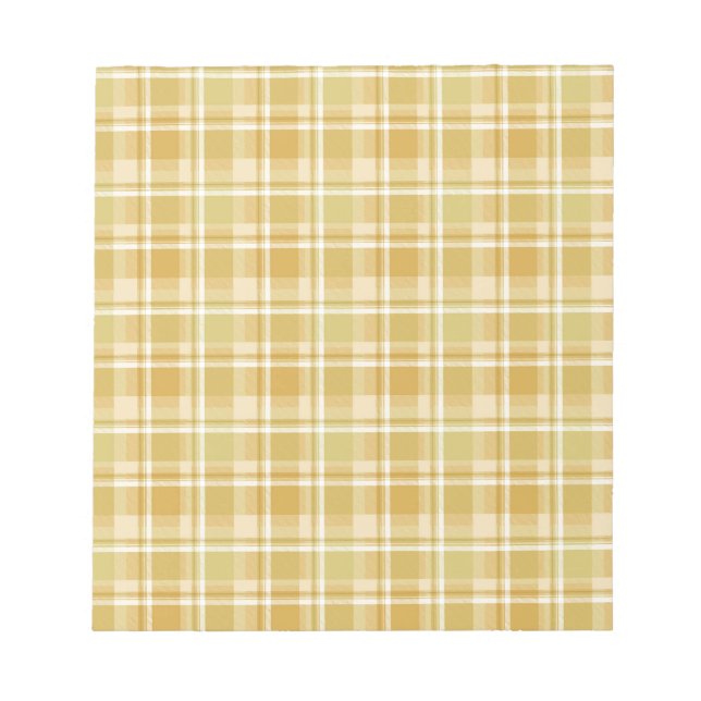 soft autumn plaids notepad (Front)
