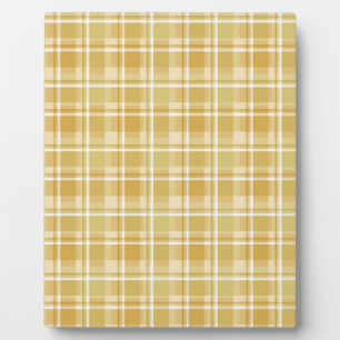 soft autumn plaids plaque