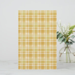 soft autumn plaids stationery