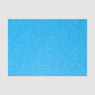 Soft Baby Blue Glitter Print Tissue Paper